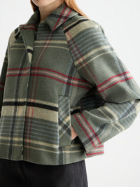 Scotch & Soda - Boxy Shirt Jacket in Thyme Check