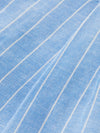 Scotch & Soda - High Rise Linen Shorts in Blue and White Pin Stripe