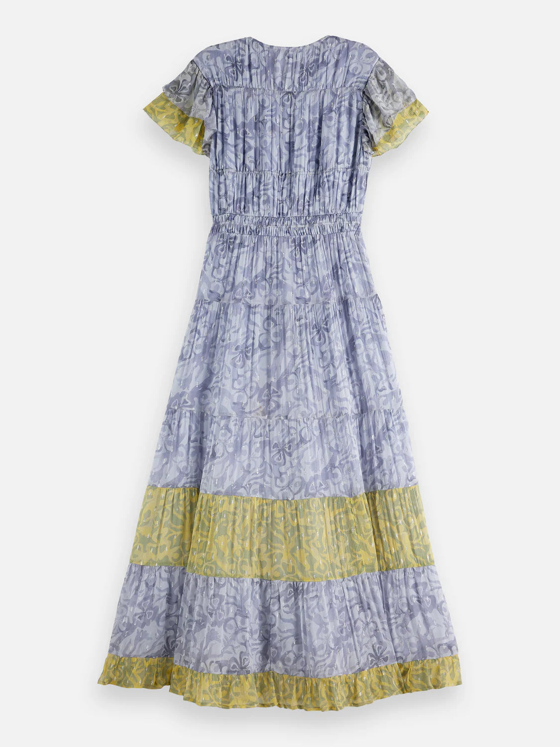 Scotch & Soda - Gathered Maxi Dress in Dancer Lavender