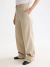 Scotch & Soda - Luca High Rise Wide Leg Cuff Chino Pant in Plaza Taupe