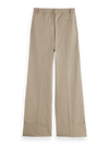 Scotch & Soda - Luca High Rise Wide Leg Cuff Chino Pant in Plaza Taupe