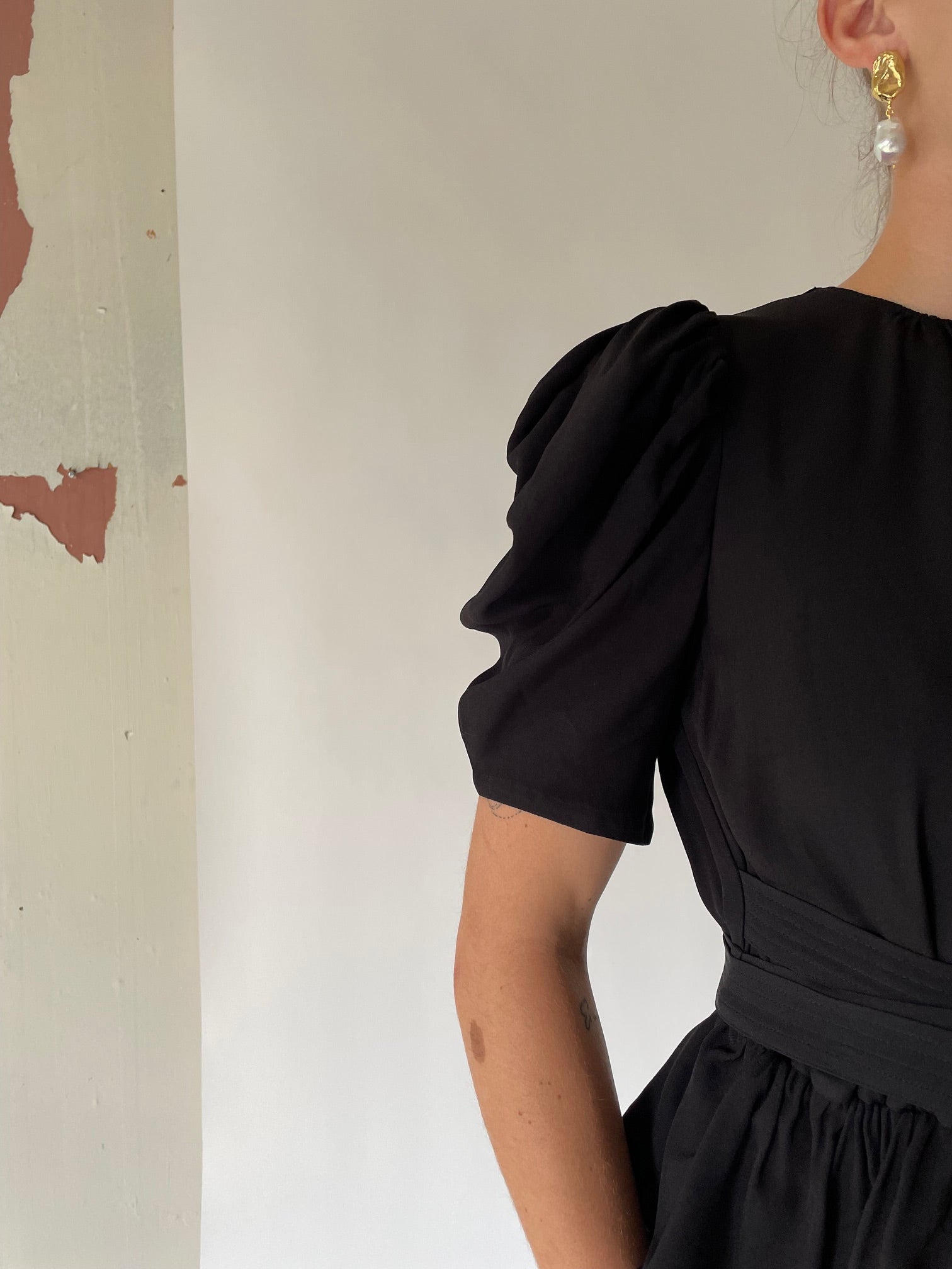 Ulla Johnson - Marion Dress in Noir – Bernstein & Gold