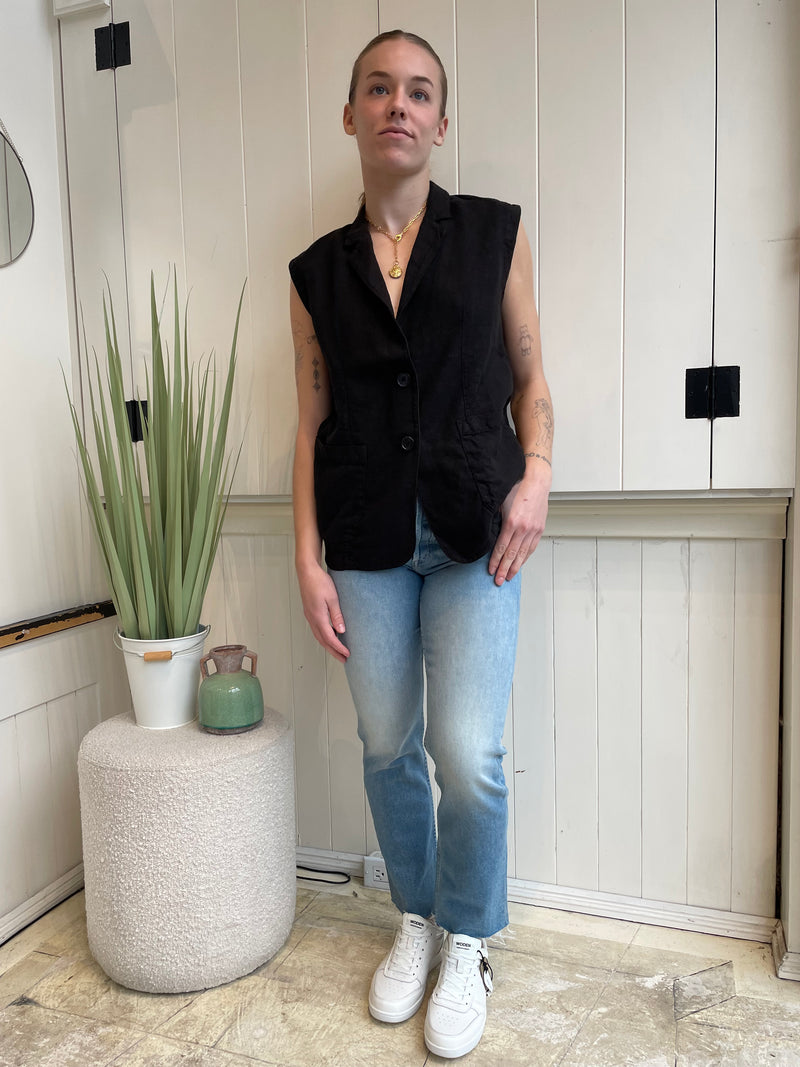 Velvet - Bethan - Heavy Linen Vest