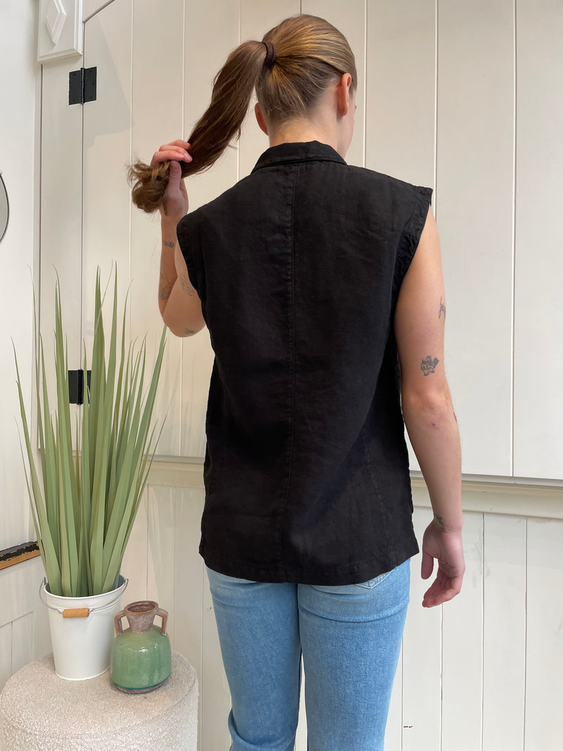 Velvet - Bethan - Heavy Linen Vest