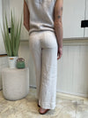 Velvet - Dru - Heavy Linen Pant in Bisque