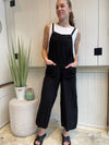 Velvet - Isabel - Woven Linen Patch Pocket Jumpsuit