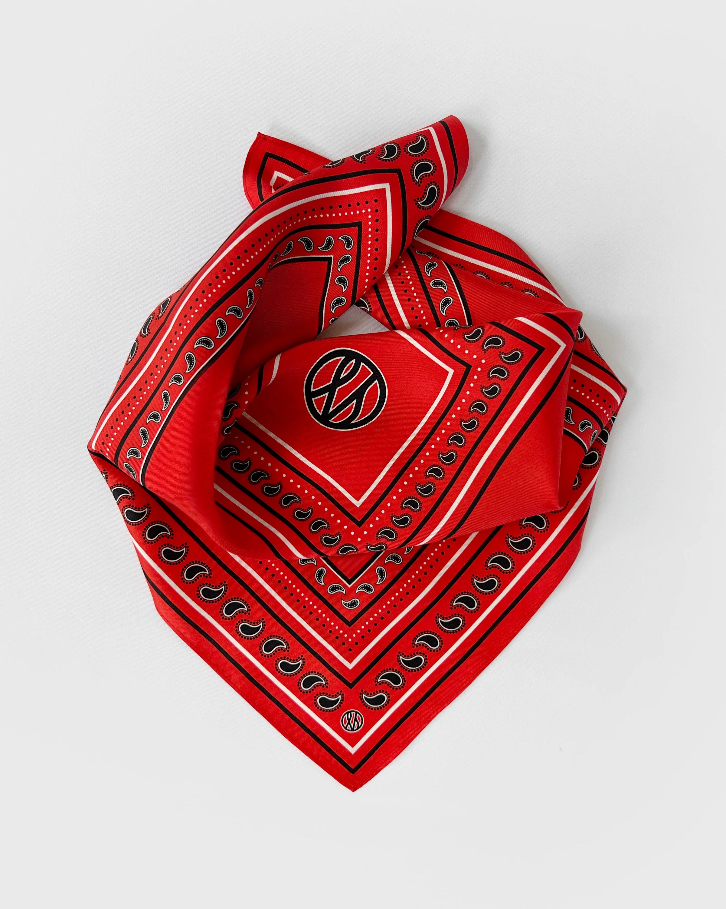 lescarf - Paisley Scarf in Red