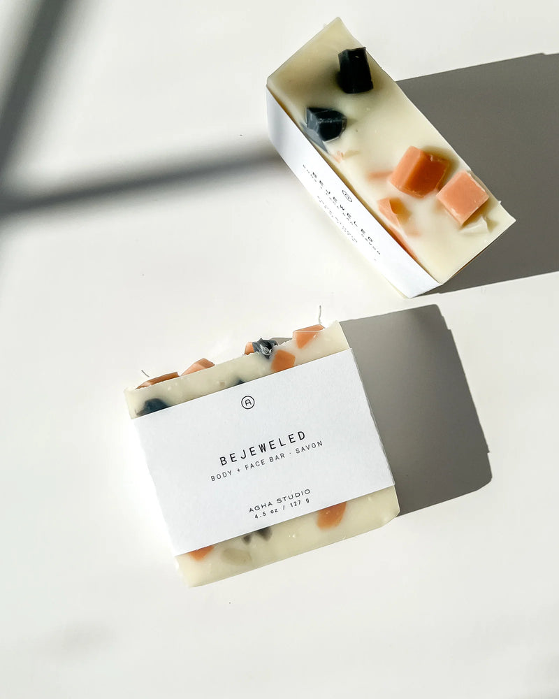 Agha Studio - Bejeweled Body + Face Soap Bar