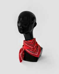 lescarf - Paisley Scarf in Red