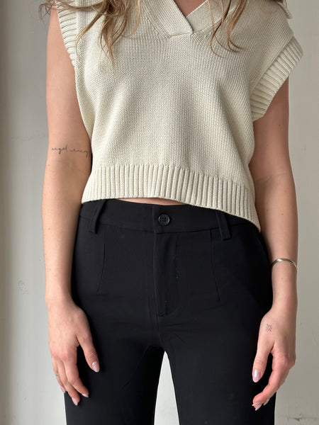 Sanctuary - Noho Trouser Pant in Black