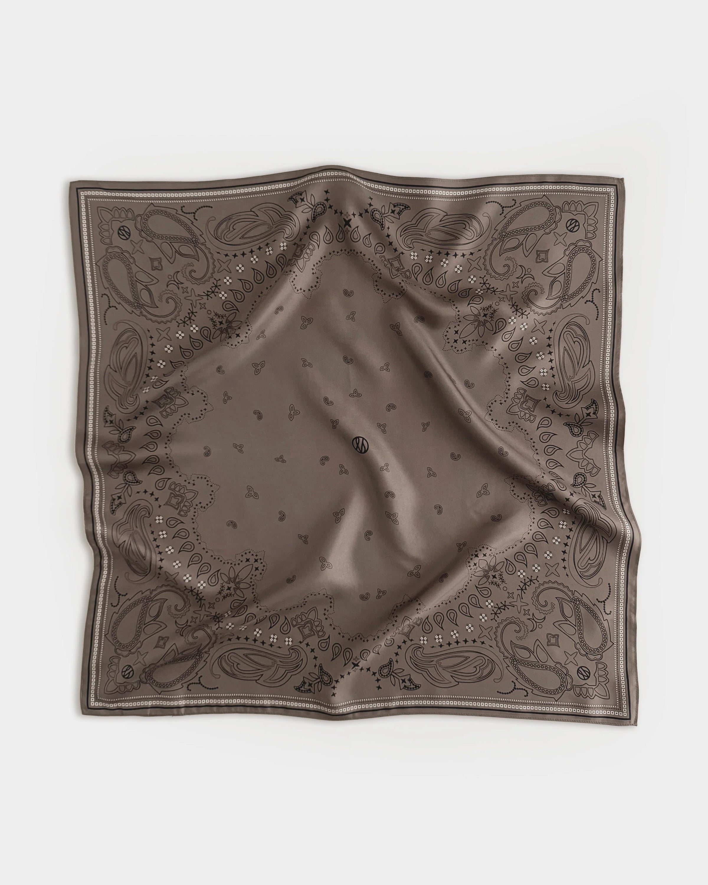 lescarf - Paisley Scarf in Taupe