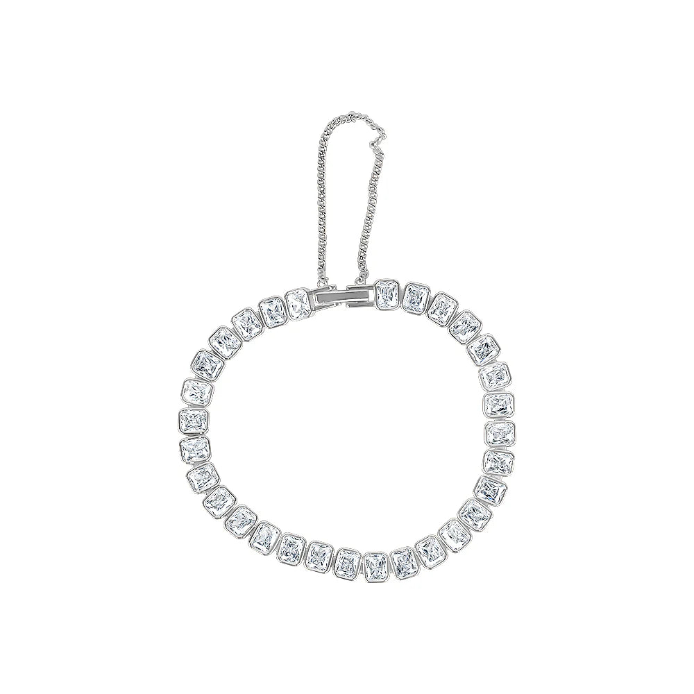 LimLim Accessories - Emerald Cut Tennis Bracelet