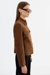 LAMARQUE - Jolene - Suede Jacket in Brown