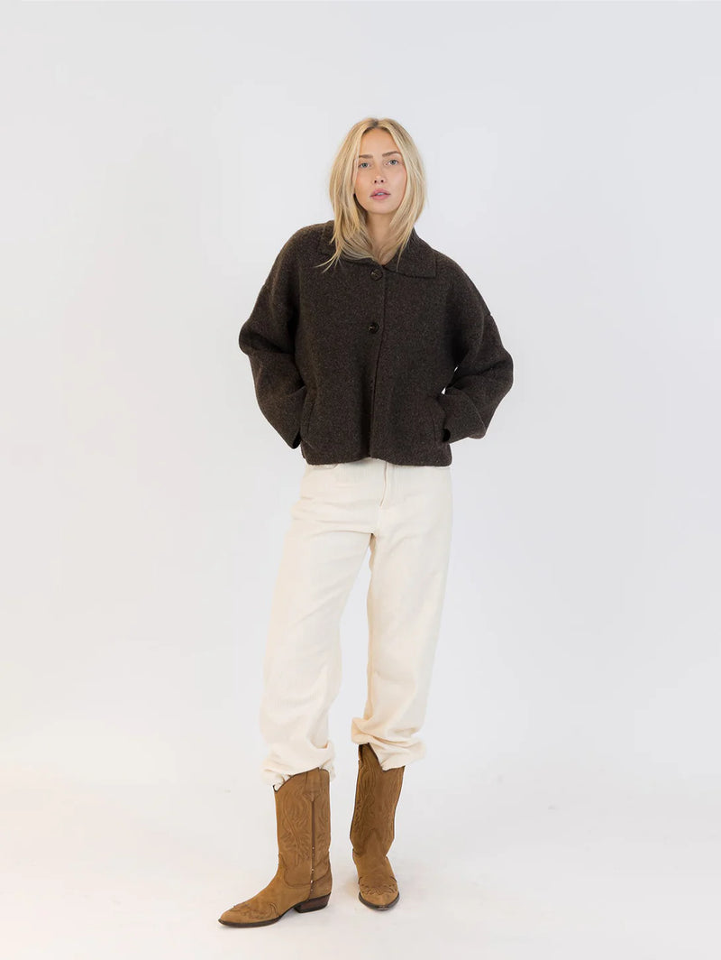 Lyla & Luxe - Jonah Coat in Chocolate