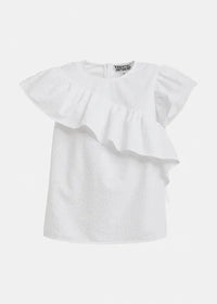 Essentiel Antwerp - JooJoo Asymmetrical Top in White