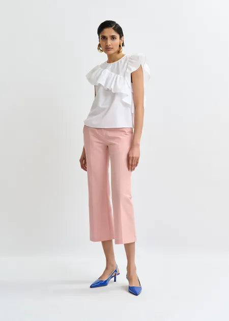 Essentiel Antwerp - JooJoo Asymmetrical Top in White