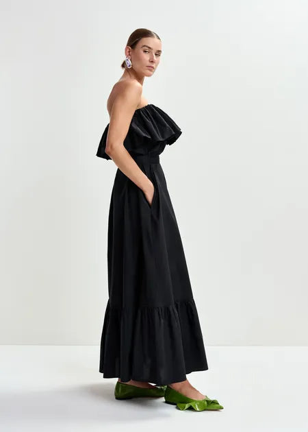 Essentiel Antwerp - Joyce - Strapless Cotton Maxi Dress