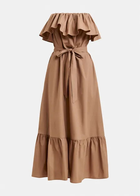 Essentiel Antwerp - Joyce - Strapless Cotton Maxi Dress
