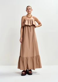 Essentiel Antwerp - Joyce - Strapless Cotton Maxi Dress