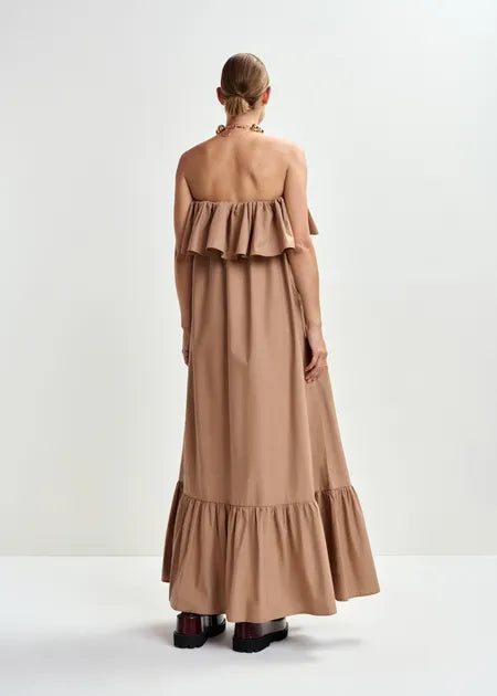 Essentiel Antwerp - Joyce - Strapless Cotton Maxi Dress