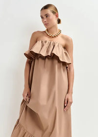 Essentiel Antwerp - Joyce - Strapless Cotton Maxi Dress