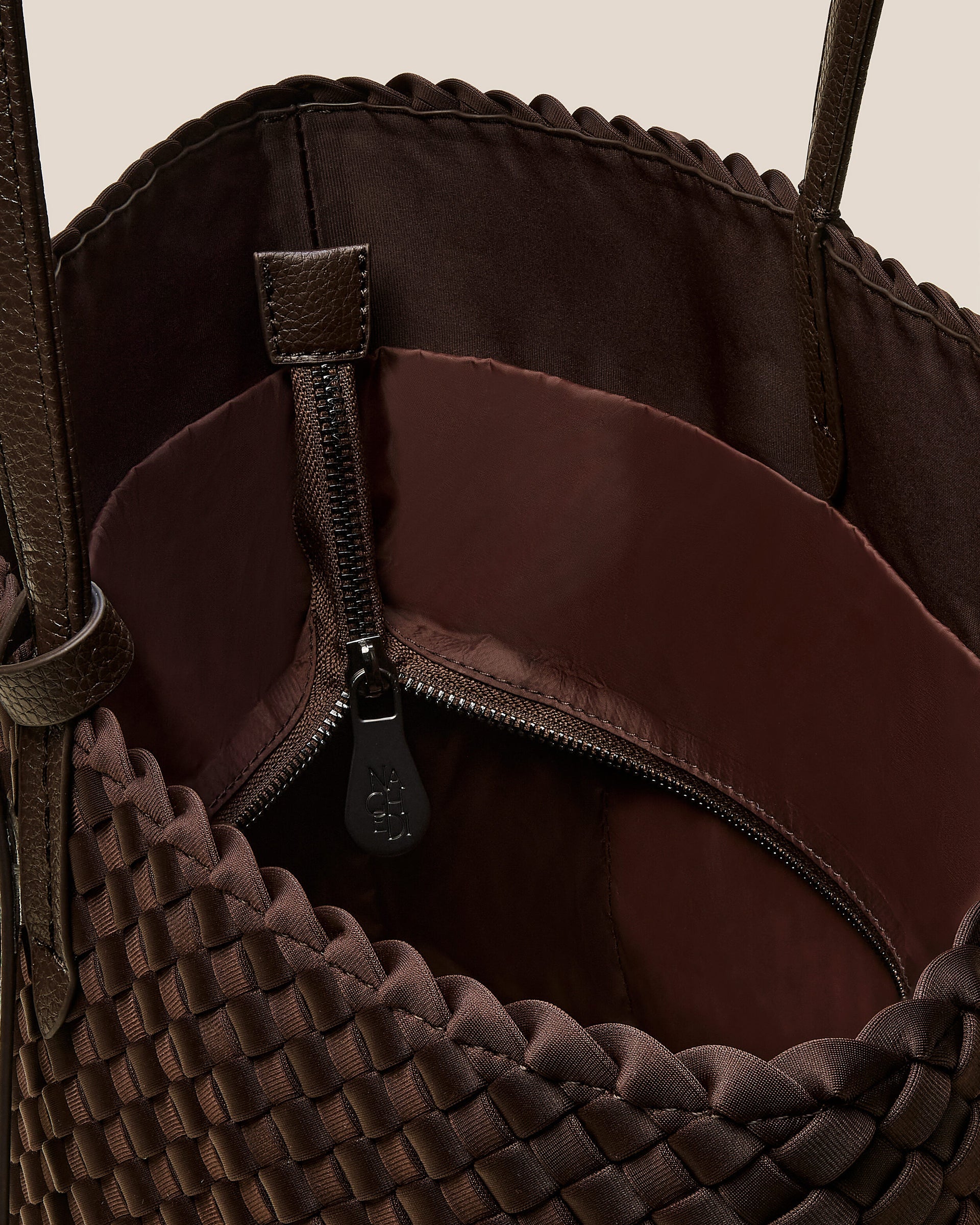 NAGHEDI - Jetsetter Small Tote in Chocolate