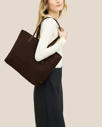 NAGHEDI - Jetsetter Small Tote in Chocolate