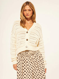 John + Jenn - Emanuel - Knit Cardigan in Bianca