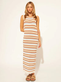 John + Jenn - Hunter - Knit Dress in Shoreline Rainbow
