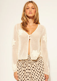 John + Jenn - Renzo - Open Crochet Cardigan in Paradise Cove