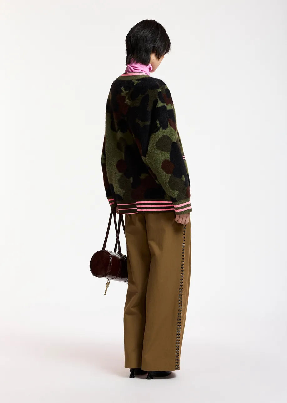 Essentiel Antwerp - Kamoo Knit Cardigan in Dusty Green