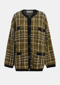 Essentiel Antwerp - Kannel Pocket Knit Jacket in Dusty Green