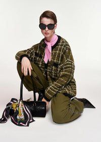 Essentiel Antwerp - Kannel Pocket Knit Jacket in Dusty Green