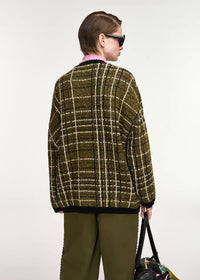 Essentiel Antwerp - Kannel Pocket Knit Jacket in Dusty Green