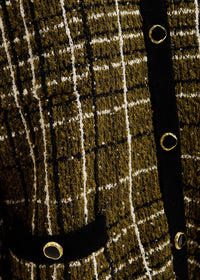 Essentiel Antwerp - Kannel Pocket Knit Jacket in Dusty Green