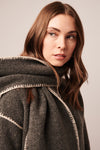 LINE Knitwear - Kingsley - Cardigan Jacket with Scarf