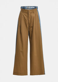 Essentiel Antwerp - Krisp Fabric Mix Jeans in Camel Club