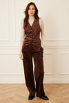 La Petite Francaise - Praline Pant in Chocolat
