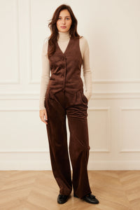 La Petite Francaise - Praline Pant in Chocolat