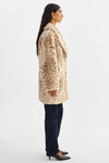 LAMARQUE - Linnea Leo Far Fur Coat in Beige Leopard