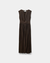 Sofie Schnoor - LINSW Maxi Dress in Intense Brown