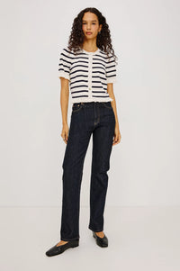 Rails - Lora Top in Ivory Navy Stripe