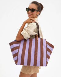 Clare V. - La Côte Tote in Jacaranda/Hazelnut
