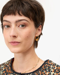 Clare V. - Le Cheval Earrings in Vintage Gold