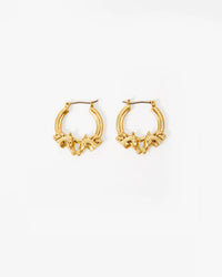 Clare V. - Le Cheval Earrings in Vintage Gold