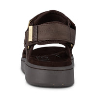 Woden - Line Sandal in Chocolate