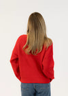 Lyla & luxe - Avery Crewneck Pullover in Red