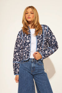 John + Jenn - Marion Jacket in Iris Vines
