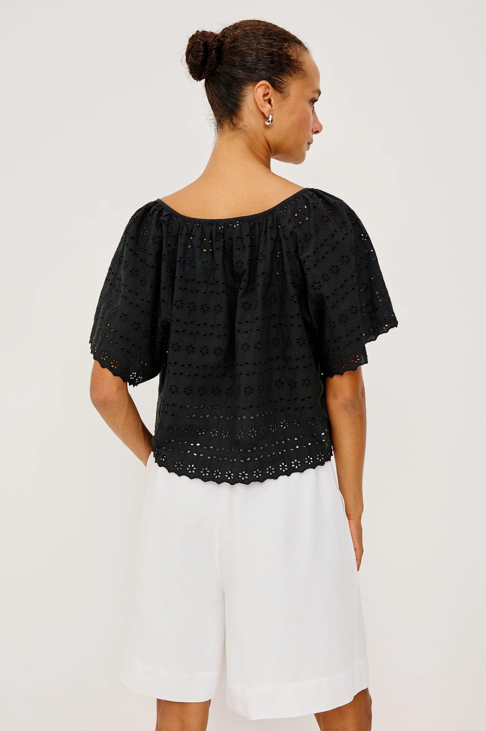 Rails - Miller Shirt in Black Eyelet