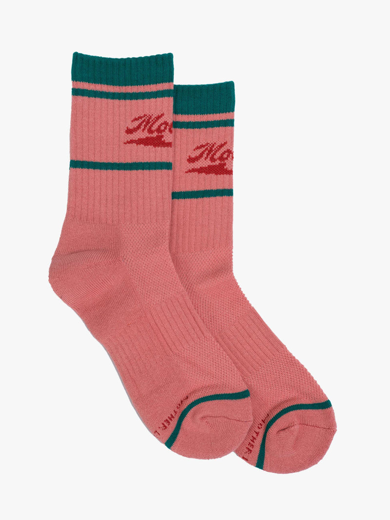 MOTHER - Baby Steps Socks in Coral Green